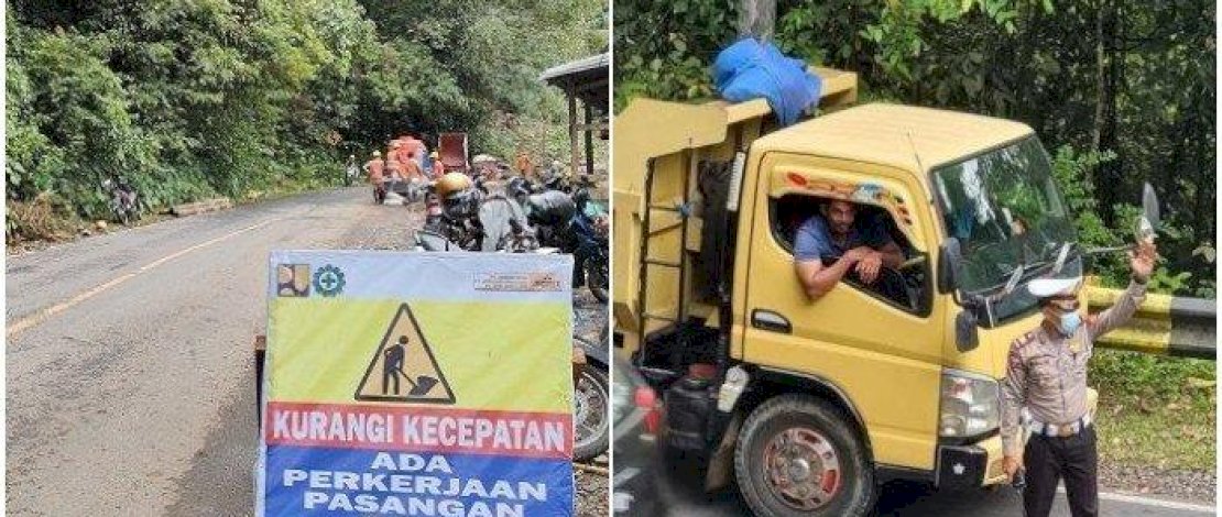 Pelebaran Jalan Poros Makassar-Bone Dimulai, Berikut Jadwal Buka Tutup Jalur Camba Setiap Harinya
