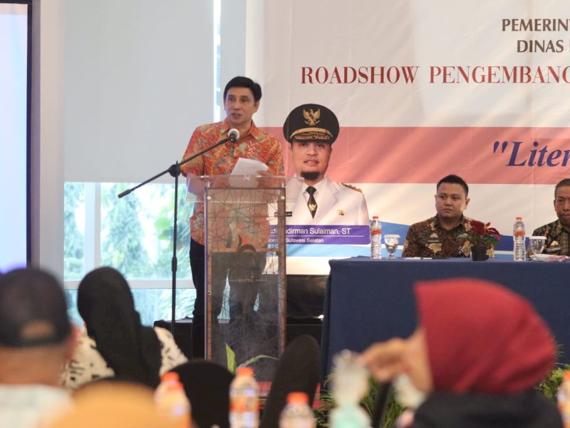 Tingkatkan Minat Baca Masyarakat, Dinas Perpustakaan Sulsel Gelar Roadshow Literasi