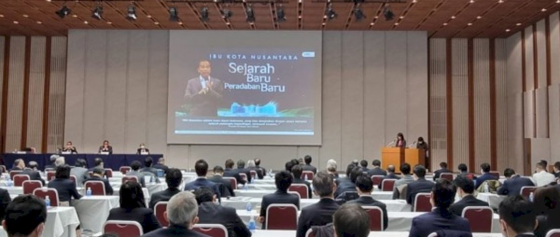 Pemerintah Indonesia mengajak para investor dan mitra bisnis Jepang untuk berinvestasi di Ibu Kota Nusantara (IKN). Pemerintah Indonesia mengajak para investor dan mitra bisnis Jepang untuk berinvestasi di Ibu Kota Nusantara (IKN).