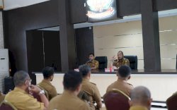 Kumpulkan Lurah dan Jajarannya, Camat Panakkukang Pimpin Rapat Koordinasi