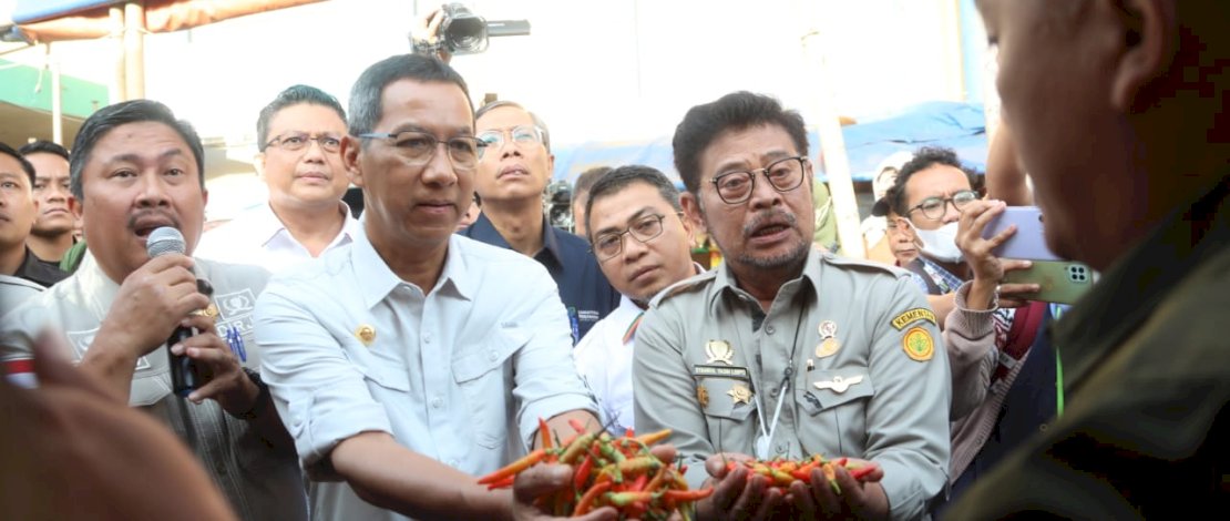 Menteri Pertanian Syahrul Yasin Limpo memastikan pasokan bawang dan cabai merah jelang puasa dan lebaran mendatang dalam posisi aman.