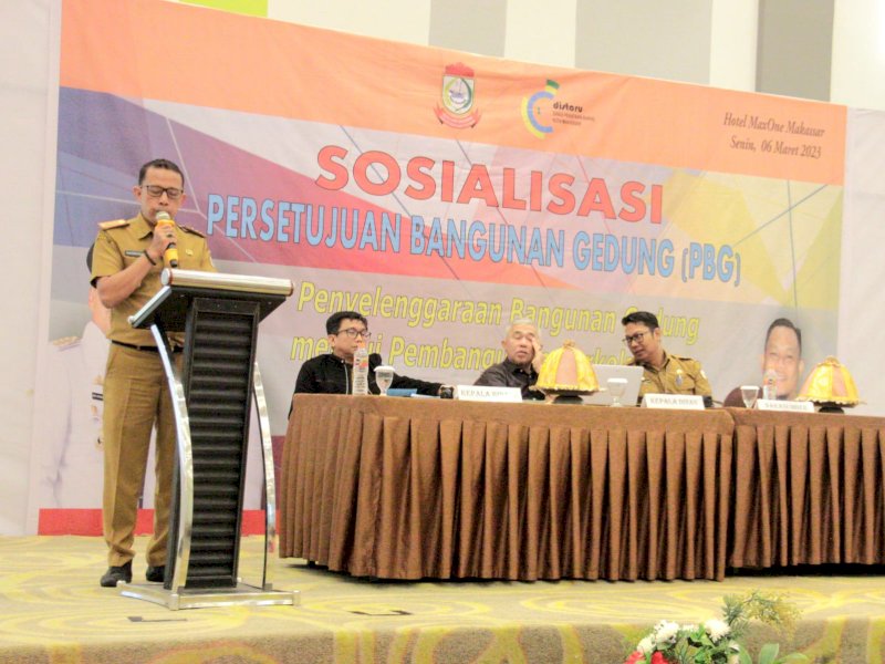 Hapus Sistem IMB, Distaru Kota Makassar Sosialisasikan  Cara Memperoleh PBG Kepada Masyarakat 
