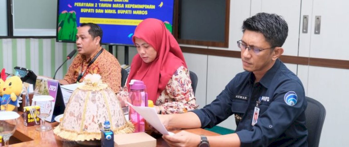 Suhartina Bohari Pimpin Rakor Pelaksanaan Jalan santai 2 Tahun Kepemimpinan Bupati-Wabup Maros
