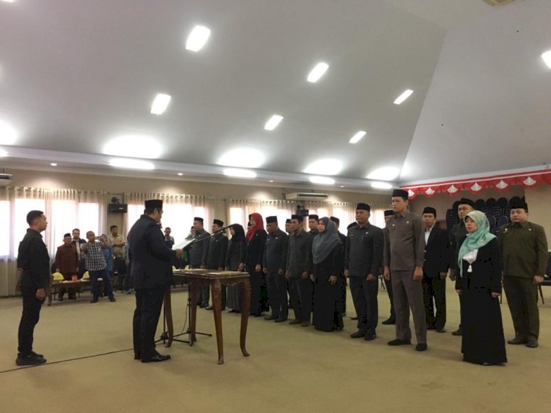 Lantik 23 PNS, Bupati Maros: Penempatan Berdasarkan Kompetensi Pegawai