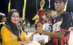 Bupati Luwu Utara Tutup Turnament Bola Volly Indoor Muhammad Fauzi Cup II