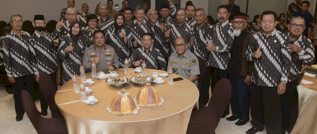 IAS bersama purnawirawan Polri Sulsel.