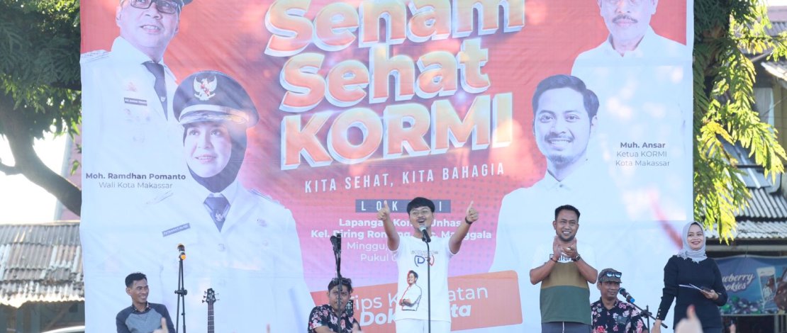 Dihadapan Ribuan Warga Manggala, dr Udin Berbagi Tips Kesehatan Dokter Kita