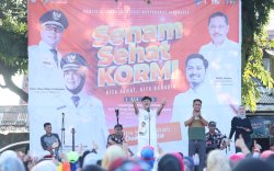 Dihadapan Ribuan Warga Manggala, dr Udin Berbagi Tips Kesehatan Dokter Kita