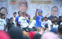 Jalan Sehat Anak Rakyat, Rudianto Lallo Didukung Lanjutkan Kepemimpinan Danny Pomanto