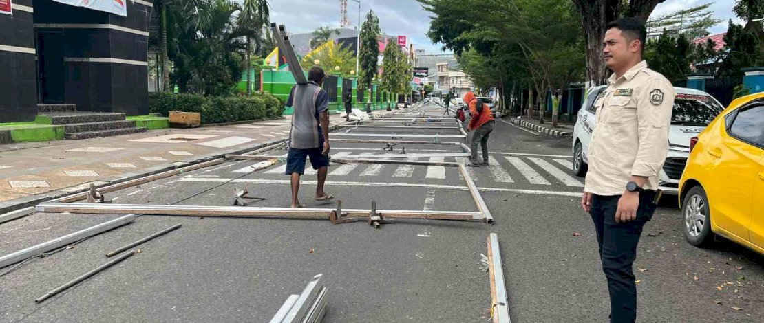 Persiapan di lokasi Parepare Fair 2023