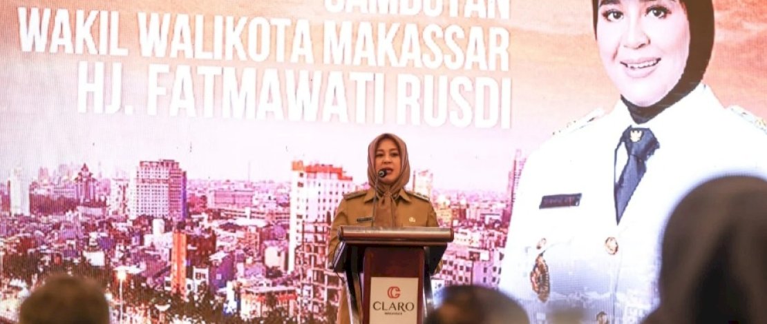 Wakil Wali Kota Makassar, Fatmawati Rusdi, membuka secara resmi Forum Lintas Organisasi Perangkat Daerah (OPD) Kota Makassar Tahun 2023, di Hotel Claro, Senin, 13 Maret 2023