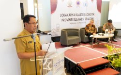 Pj Sekda Andi Aslam Hadiri Lokakarya Klaster Logistik Sulsel