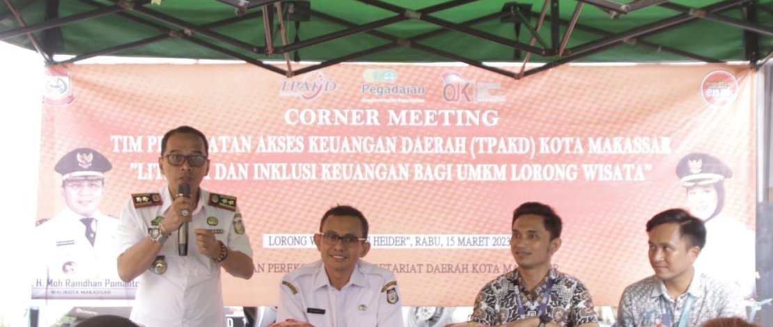 TPAKD Makassar Gelar Literasi Keuangan di Lorong Wisata