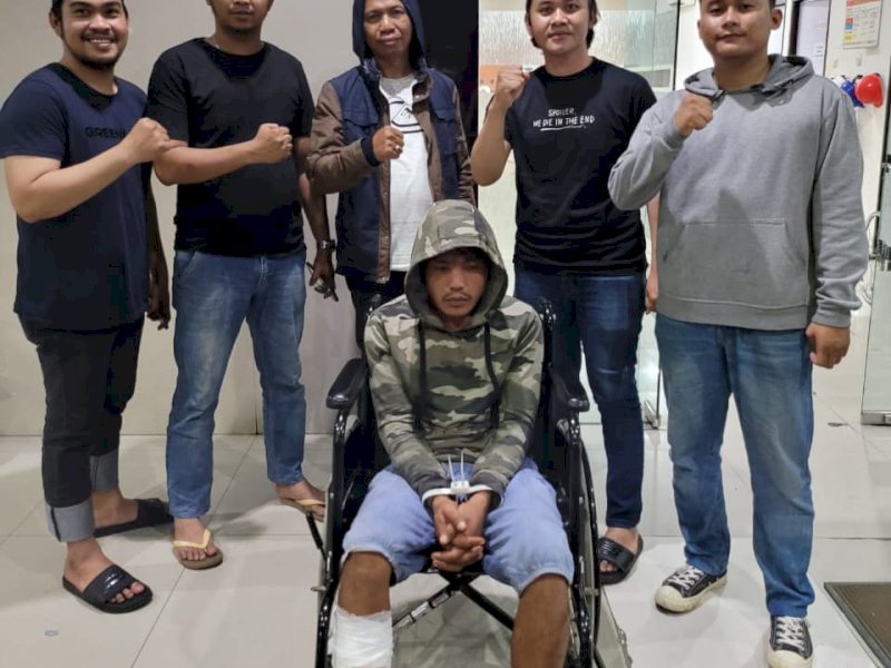 Sudah Lima Kali Beraksi, Kaki Jambret di Makassar Ditembak  