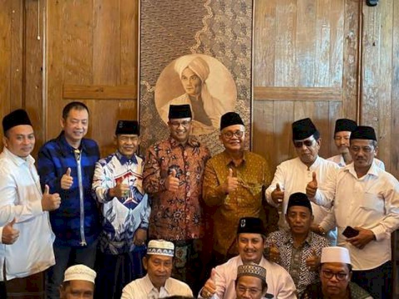Puluhan Kiai NU Sambangi Kediaman Anies, Berikan Dukungan 1000 Persen hingga Pasangkan dengan AHY 