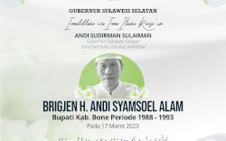 Gubernur Sulsel Turut Berduka Atas Meninggalnya Mantan Bupati Bone Andi Sjamsoel Alam