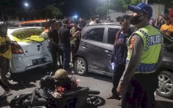 Dua Orang Terluka dalam Kecelakaan Beruntun di Makassar, Sopir Kabur