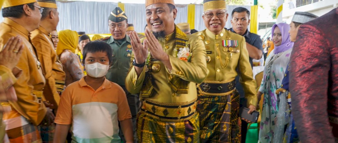 Puncak peringatan HUT Kota Parepare ke 63 Tahun digelar di Rujab Wali Kota Parepare, Senin, 20 Maret 2023.