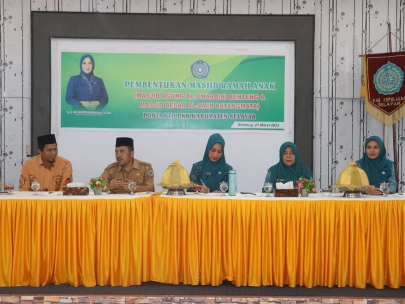 TP PKK Kepulauan Selayar Deklarasikan Masjid Ramah Anak
