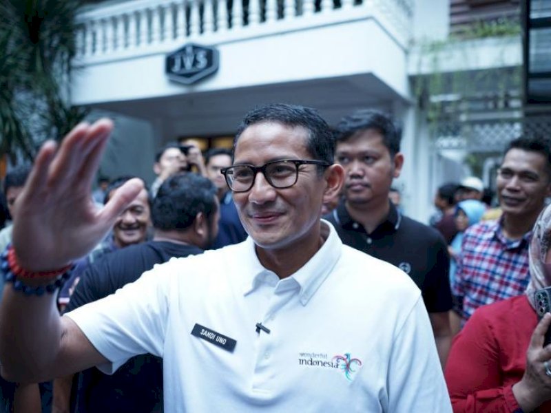 Sandiaga Uno Harapkan Kaesang Dukung Ganjar di Pilpres 2024