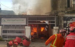 Innalilah, Rumah Terapi di Makassar Terbakar