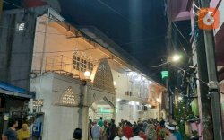 Kubah Masjid di Makassar Rubuh dan Timpa Jemaah Shalat Tarawih 