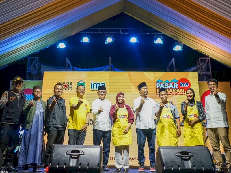 Pasar Ramadan Parepare Resmi Dibuka, Hadirkan 30 Tenant UMKM Kuliner