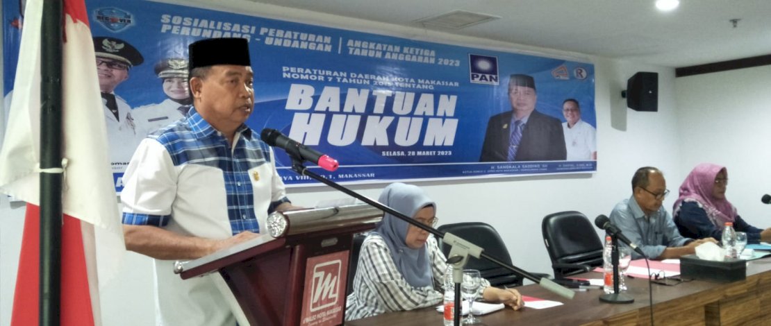 Anggota DPRD Kota Makassar Sangkala Saddiko