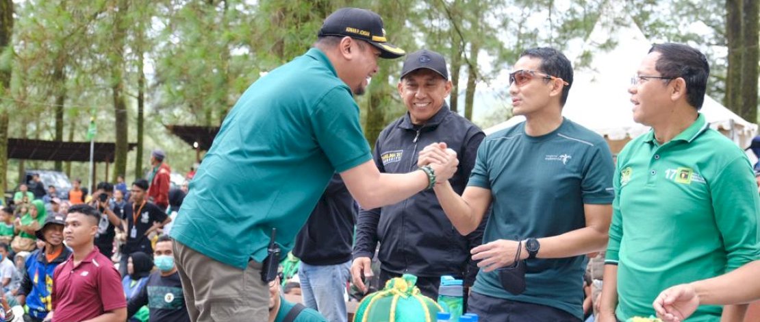 Bupati Gowa Hadiri Jalan Sehat Harlah Emas PPP Di Malino