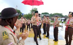 Hadiri Raimuna Cabang Gowa, Bupati Adnan: Pramuka Wadah Pembentukan Karakter 
