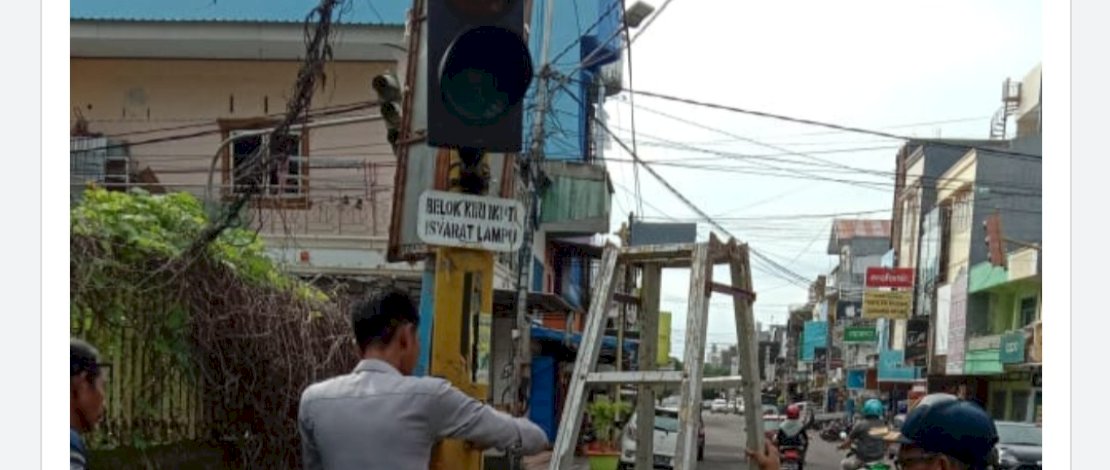 Dishub Parepare menindaklanjuti laporan masyarakat terkait traffic light.