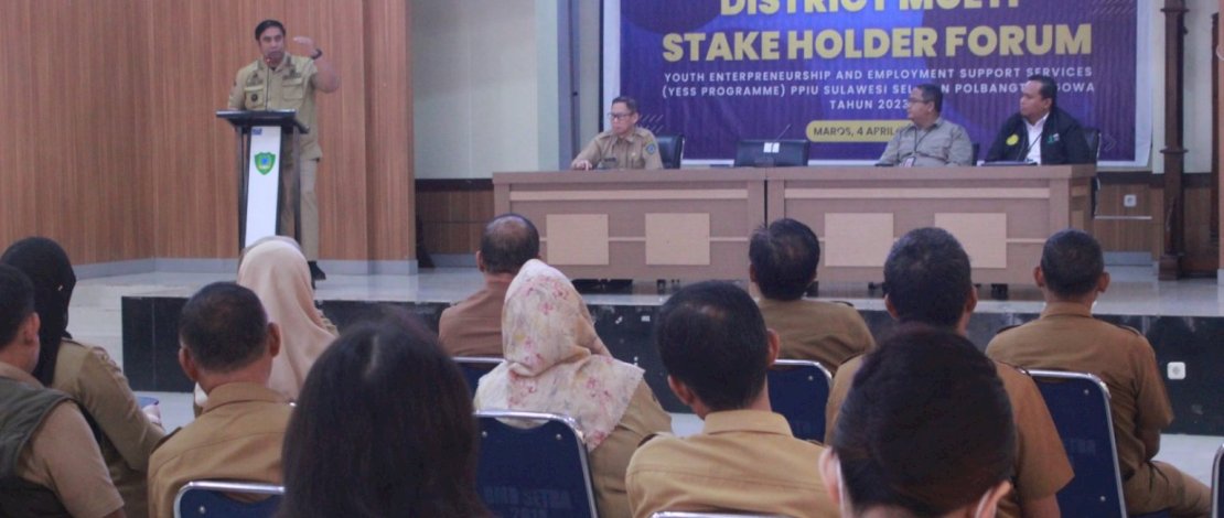 Program Pembangunan Pemuda Tani, Bupati Maros Tekankan Sinergitas Tiap OPD