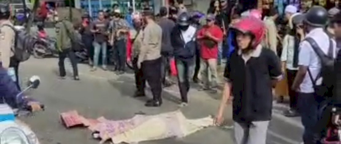Nahas, Seorang Pemotor Tewas Usai Tabrakan dengan Mobil di Maros 