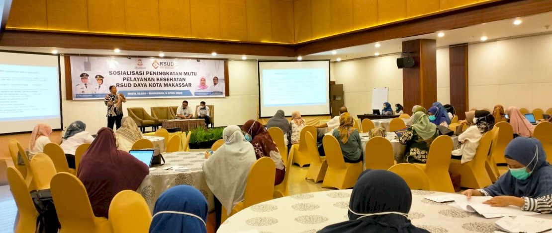 RSUD Daya Makassar Gelar Sosialisasi Peningkatan Mutu Pelayanan Kesehatan