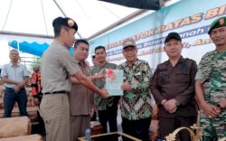 Pangerang Rahim Hadiri Pencanangan Gerakan Masyarakat Pemasangan Batas Tanah