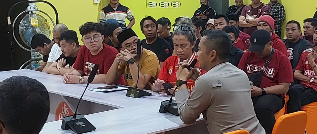 Laga Akhir PSM vs Borneo,  9 Kesepakatan Polisi dan Supporter PSM Makassar di Stadion GBH Parepare 
