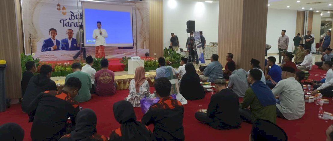 Menteri Pertanian 2014-2019, Amran Sulaiman, bersilaturahmi dengan ratusan pemuda Sulawesi Selatan (Sulsel) yang tergabung dalam KNPI.