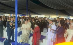 Ketika Prabowo, Puan, dan Megawati Joget Bersama di HUT TNI AU Ke-77