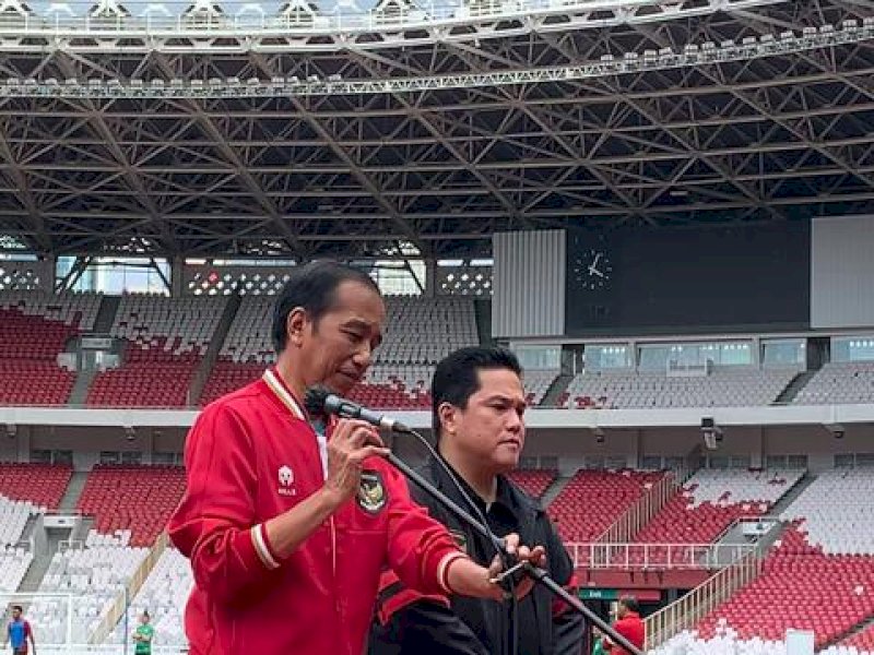 Erick Thohir Berhasil Lobi FIFA, Jokowi Mekar Kembali