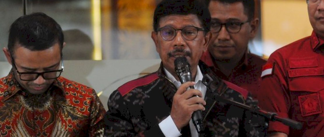 Ditanya Soal Kasus BTS 4G, Menkominfo Johhny G Plate Memilih Bungkam