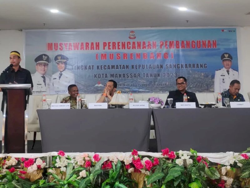 Ketua DPRD Makassar Rudianto Lallo Hadiri Musrenbang Kecamatan Sangkarrang