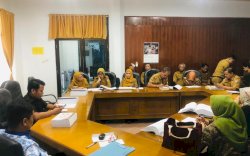 Bahas LKPJ, Sejumlah OPD Rapat Bersama Komisi I