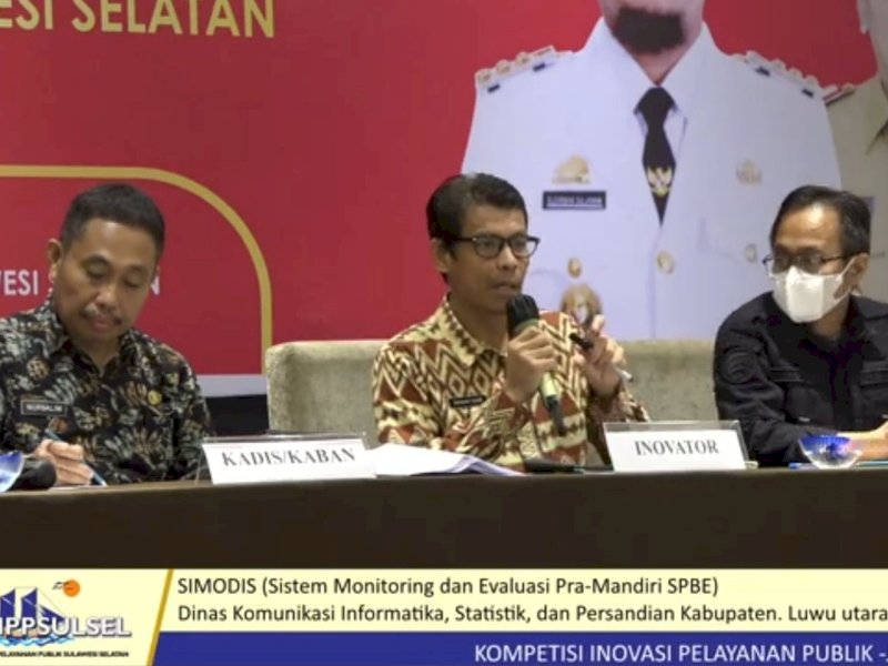 Selamat! Inovasi SIMODIS Luwu Utara Pemenang Top 30 KIPP Sulsel