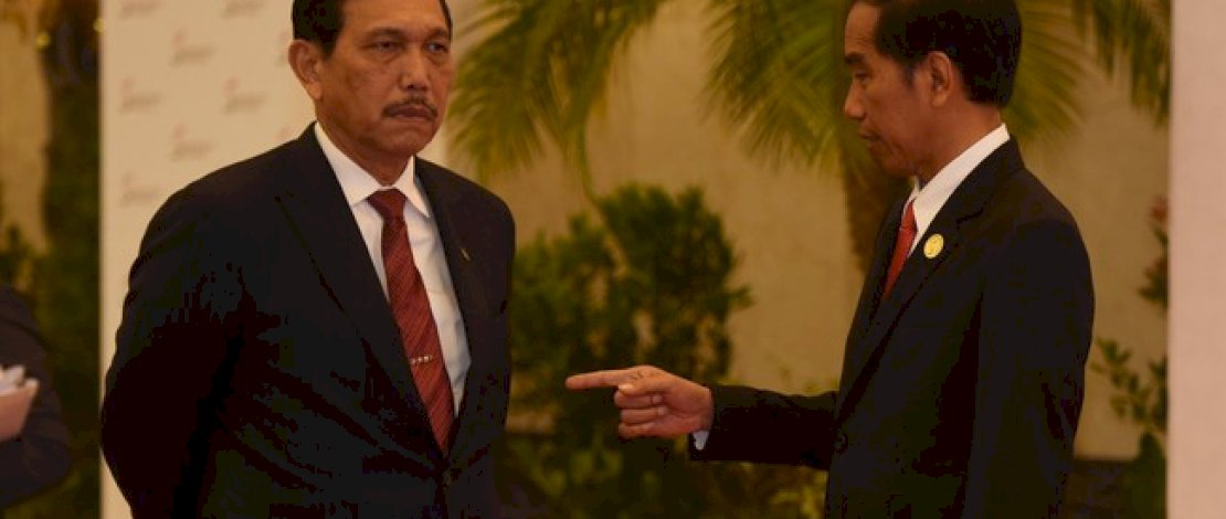 Jokowi Tunjuk Menko Luhut Sebagai Ketua Pengarah Pengawasan Sawit