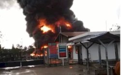 Gegara Disambar Petir, Stasiun Minyak Pertamina di Banyuasin Meledak