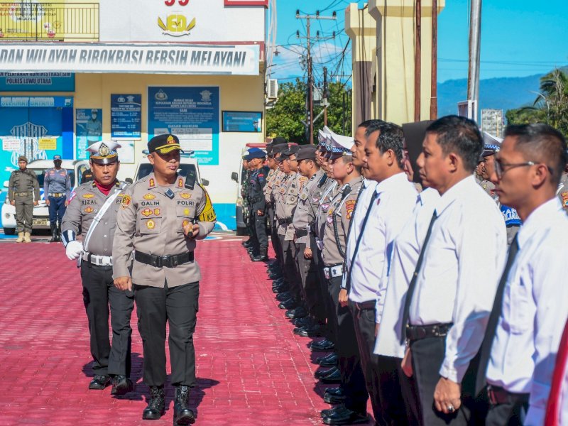 Demi Pengamanan Arus Mudik, Polres Luwu Utara Gelar Operasi Ketupat 