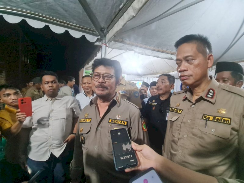 Jelang Lebaran, Mentan SYL Pastikan Ketersedian Pangan Pokok di Semua Daerah Dalam Kondisi Aman