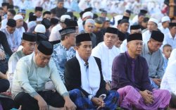 Salat Ied, Warga Selayar Padati Lapangan Pemuda Benteng