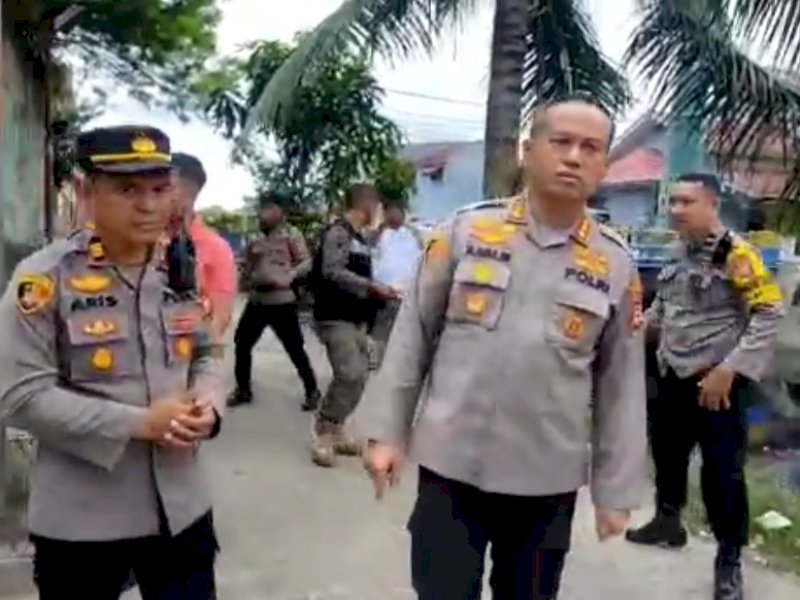Kapolrestabes Makassar Kunjungi Lokasi Perang Kelompok di Jongaya