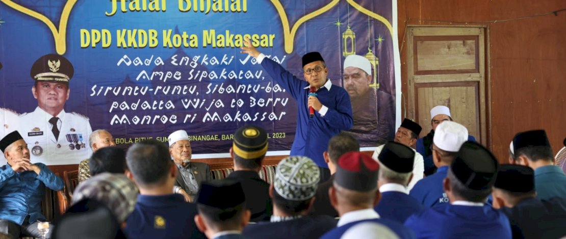 Danny Pomanto Hadiri Halal Bi Halal KKDB Kota Makassar, Pererat Tali Silaturahmi dengan Warga Barru